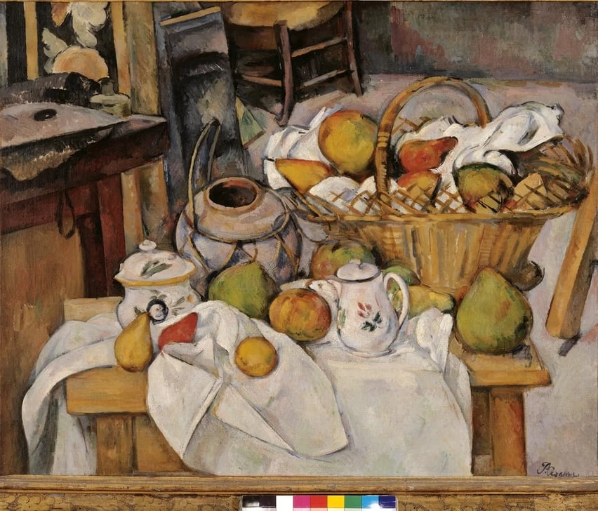 Vasi, cesto e frutta (Il tavolo della cucina), 1888 - Musée d'Orsay, Paris